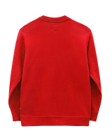 The Vans Boys Boys Classic Sweatshirt in True Red & White