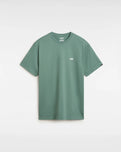 The Vans Mens Left Chest Logo T-Shirt in Dark Forest