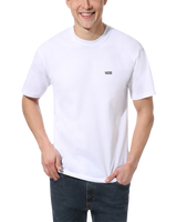 The Vans Mens Left Chest T-Shirt in White & Black