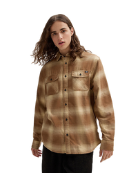 The Vans Mens Monterey III Shirt in Sepia & Taos Tapue