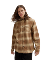 The Vans Mens Monterey III Shirt in Sepia & Taos Tapue