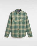 The Vans Mens Monterey III Shirt in Dark Forest & Elm