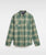 The Vans Mens Monterey III Shirt in Dark Forest & Elm