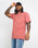 The Vans Mens Holder Classic T-Shirt in Withered Rose & Black