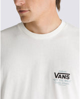 The Vans Mens Holder T-shirt in Marshmallow & Frost Grey