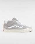 The Vans Mens Mid Skool 37 Shoes in Drizzle & White