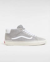 The Vans Mens Mid Skool 37 Shoes in Drizzle & White