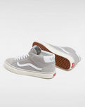 The Vans Mens Mid Skool 37 Shoes in Drizzle & White