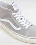 The Vans Mens Mid Skool 37 Shoes in Drizzle & White