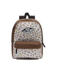 The Vans Realm 22L Backpack in Marshmallow & Sepia