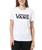 The Vans Womens Flying V T-Shirt in White & Black