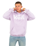 The Vans Mens Classic II Hoodie in Lavender Frost