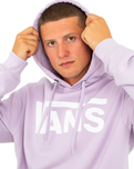 The Vans Mens Classic II Hoodie in Lavender Frost