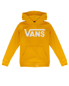 The Vans Boys Boys Classic II Hoodie in Old Gold & White