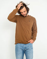 The Vans Mens Left Chest Hit T-Shirt in Coffee Liqueur & Black