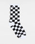 The Vans Womens Ticker Socks in Black & Checkerboard