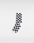 The Vans Womens Ticker Socks in Black & Checkerboard