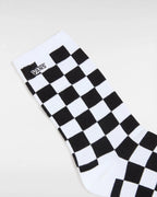 The Vans Womens Ticker Socks in Black & Checkerboard