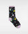 The Vans Womens Ticker Socks in Black & Lavender Mist