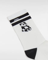 The Vans Womens Ticker Socks in Marshmallow & Black