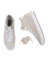 The Vans Womens The Lizzie Shoes in Light Khaki