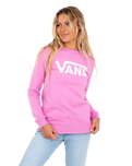 The Vans Womens Classic V II Sweatshirt in Cyclamen