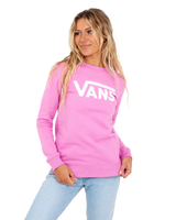 The Vans Womens Classic V II Sweatshirt in Cyclamen