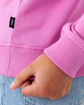 The Vans Womens Classic V II Sweatshirt in Cyclamen