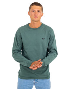 The Vans Mens Off The Wall Classic T-Shirt in Duck Green