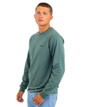 The Vans Mens Off The Wall Classic T-Shirt in Duck Green