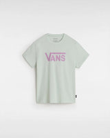 The Vans Girls Girls Flying V Crew T-Shirt in Pale Aqua