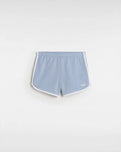 The Vans Girls Girls SAS Jog Shorts in Dusty Blue