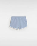 The Vans Girls Girls SAS Jog Shorts in Dusty Blue