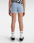 The Vans Girls Girls SAS Jog Shorts in Dusty Blue