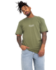 The Vans Mens Classic Easy Box T-Shirt in Olive & White