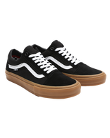 The Vans Mens Skate Old Skool Shoes in Black & Gum