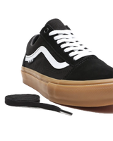 The Vans Mens Skate Old Skool Shoes in Black & Gum