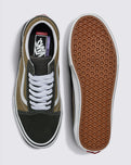 The Vans Mens Skate Old Skool Shoes in Gothic Olive