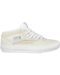 The Vans Mens Skate Half Cab Shoes in DAZ White