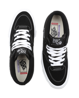 The Vans Mens Skate Half Cab Shoes in Black & White