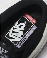 The Vans Mens Skate Half Cab Shoes in White & Black