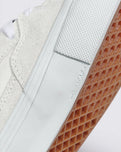 The Vans Mens Skate Half Cab Shoes in White & Black