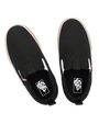 The Vans Mens Snow Lodge Slippers in Black & White