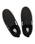 The Vans Mens Snow Lodge Slippers in Black & White