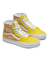 The Vans Womens SK8-Hi Psychedelic Resort Shoes in Passion Fruit