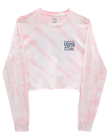 The Vans Womens Measured Crop T-Shirt in Cradle Pink