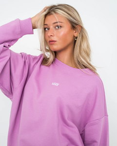 The Vans Womens Flying V Sweatshirt in Smoky Grape