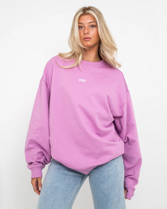 The Vans Womens Flying V Sweatshirt in Smoky Grape