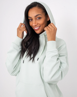 The Vans Womens Flying V Hoodie in Pale Aqua