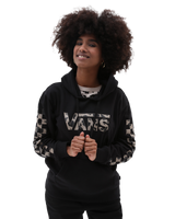 The Vans Womens Dotty Fill BFF Hoodie in Black